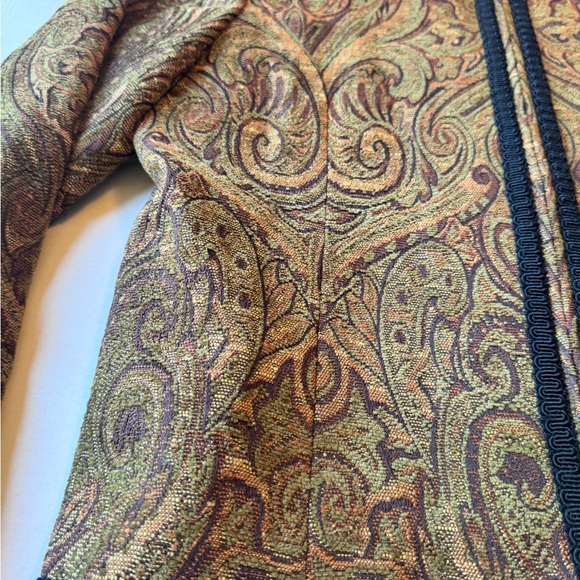Giancarlo Ferrari brocade jacket size 14 Y2k 90s MODERN PREPPY ACADEMIA vintage - Picture 8 of 15
